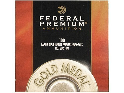 Federal Large Rifle Gold Medal Primers, 1000 pack