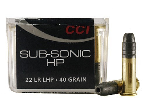 CCI 22LR 40gr Sub-Sonic HP Box of 100