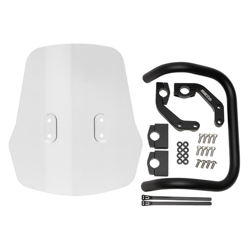 DRC/ZETA/UNIT Adventure Windshield Fits Honda - 428084