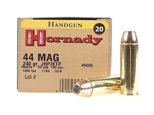 Hornady Custom XTP 44 Magnum 240 gr JHP, 20 Rounds