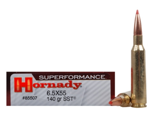 Hornady 6.5x55 Swedish Superformance 140gr SST, 20 Rnds