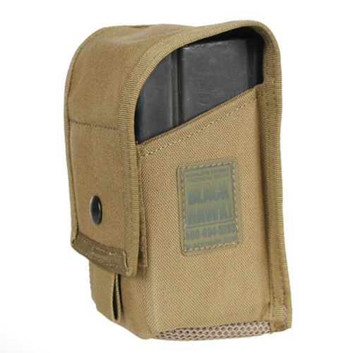 Blackhawk S.T.R.I.K.E. Double M14 Pouch w/Divider , Coyote Tan