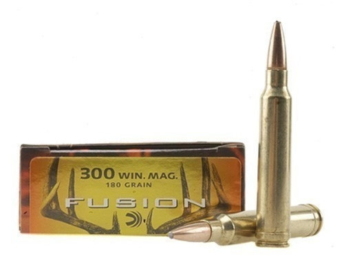 Federal Fusion 300 WIN MAG, 180gr Spitzer Boat Tail, Box of 20