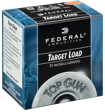 Federal Top Gun 20ga 2 3/4" #7.5, Case of 250