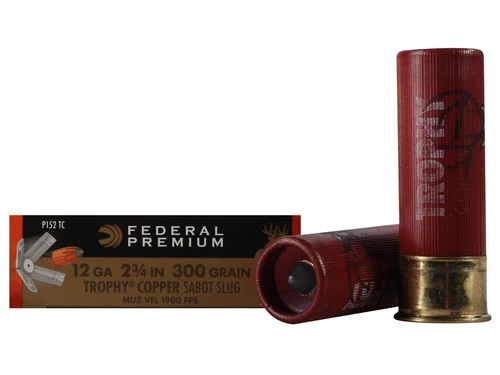 Federal Vital-Shok 12ga 2.75" 300gr Copper Tipped Sabot Box of 5