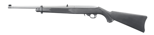 Ruger 10/22 22LR, Stainless, Black Stock, 18.5" Barrel