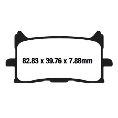 EBC  Double-H Superbike Brake Pad Metal - Front - 125129