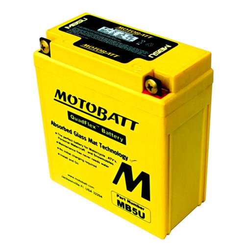 Motobatt Quadflex AGM Battery MB5U - 365068