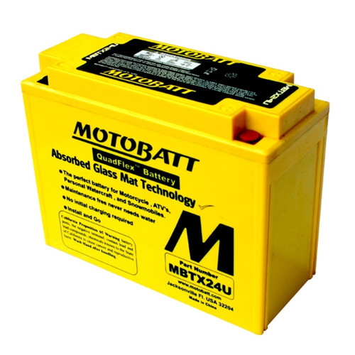 Motobatt Quadflex AGM Battery MBTX24U - 365126