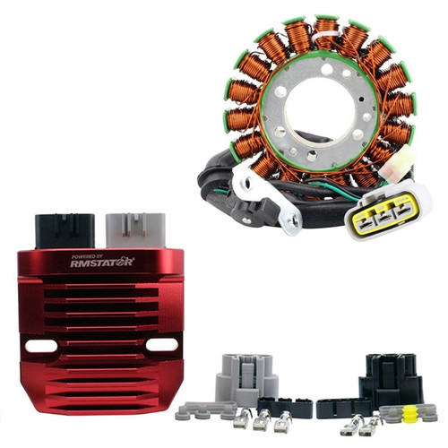 Kimpex HD Generator Stator & Aluminum Mosfet Voltage Regulator Kit Fits Triumph - 225920 - 225920