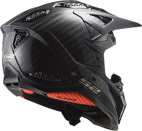 LS2 X-Force Carbon Off-Road Helmet Solid - Without Goggle - M - 396393