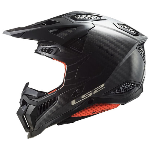 LS2 X-Force Carbon Off-Road Helmet Solid - Without Goggle - M - 396393