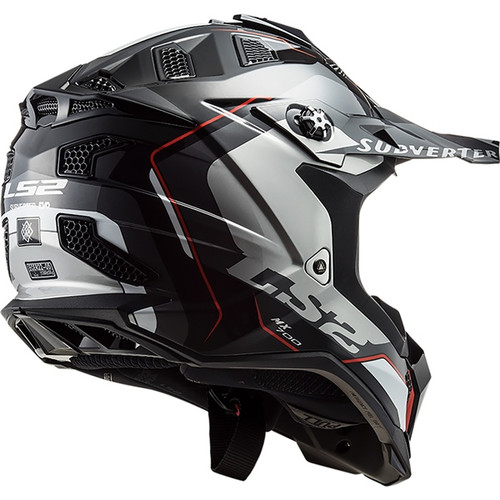 LS2 Subverter Evo Off-Road Helmet Arched - Without Goggle - L - 396414