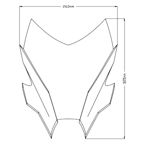 Puig New Generation Sport Windshield YAMAHA - 361133
