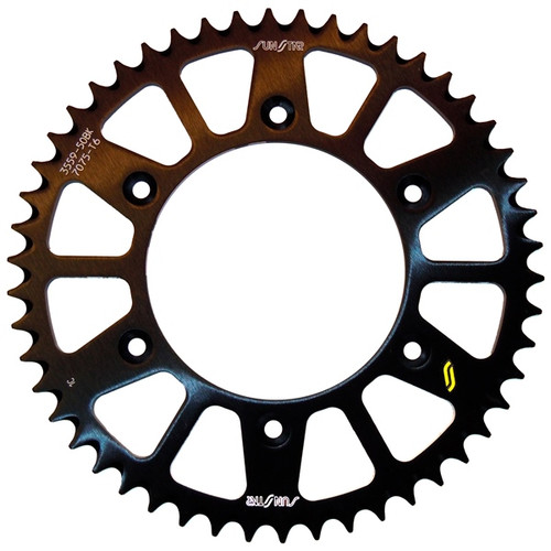 Sunstar Aluminum Rear Sprocket 520 - Fits Honda - Rear - 460761