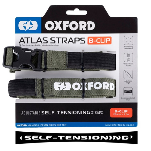 Oxford Products Atlas B-Clip Straps 1.2 m - 470351