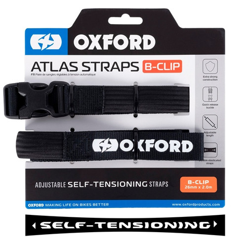 Oxford Products Atlas B-Clip Straps 1.2 m - 470355