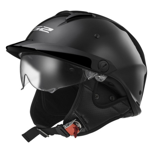 LS2 Rebellion Half Helmet Solid - L - 195494