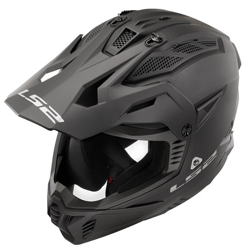 LS2 Gate II Off-road Helmet Solid - Without Goggle - S - 424002