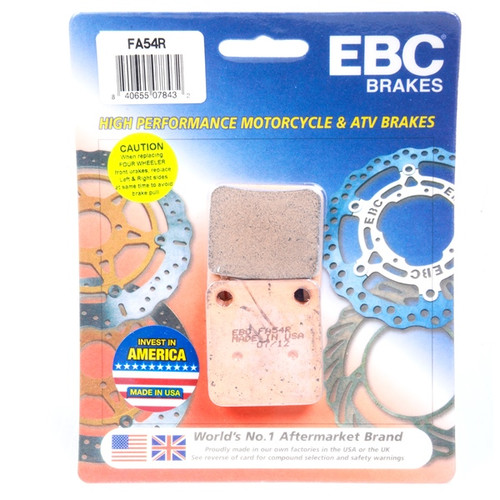 EBC  “R“ Long Life Sintered Brake Pad Sintered metal - Left, Right, Front Right, Front left, Rear left, Rear Outer - 007329