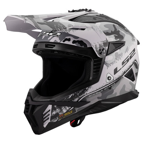 LS2 Gate II Off-road Helmet Carbine - Without Goggle - S - 424022