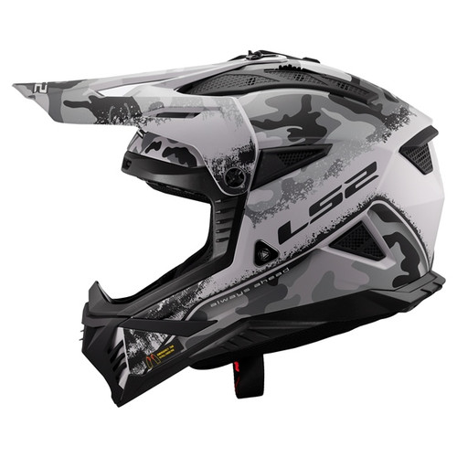 LS2 Gate II Off-road Helmet Carbine - Without Goggle - M - 424023