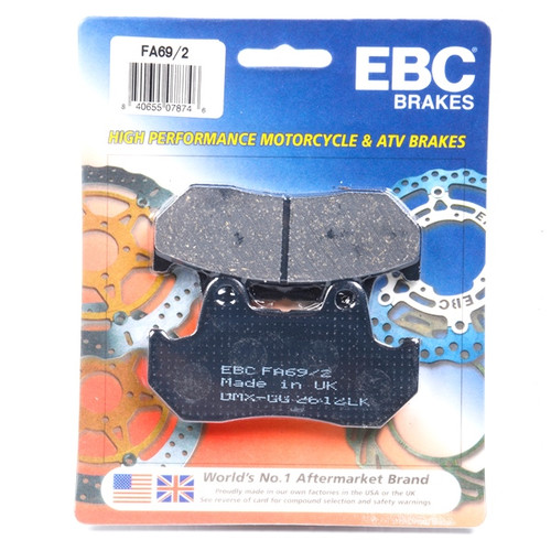 EBC  Organic Brake Pad Organic - Front Right, Front left - 007341