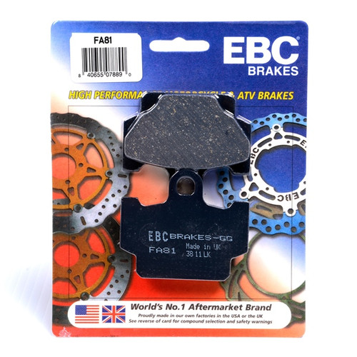 EBC  Organic Brake Pad Organic - Front Right, Front left - 007349