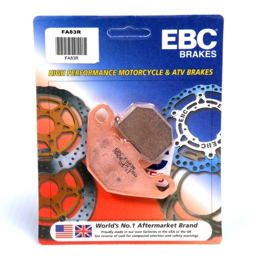 EBC  “R“ Long Life Sintered Brake Pad Sintered metal - Left, Right, Front Right, Front left, Rear left, Rear Outer - 007353
