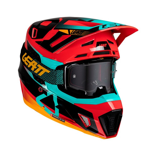 LEATT 7.5 Off-Road Helmet Kit V25 - Goggle Included - XL - 462055
