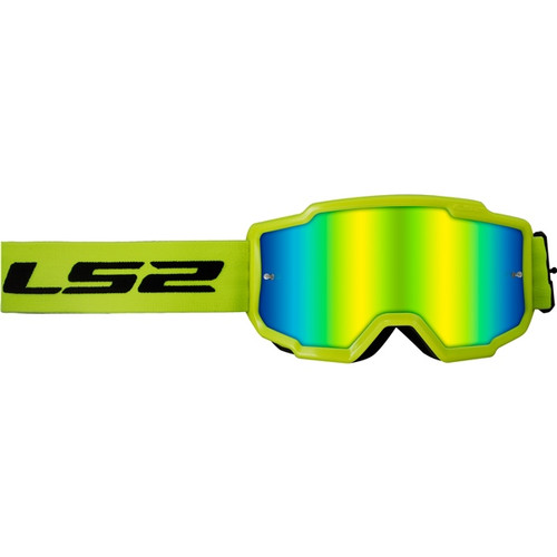 LS2 Charger Plus Goggle Black, High visibility Yellow - 397739