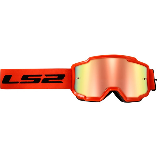 LS2 Charger Plus Goggle Black, High visibility Orange - 397740