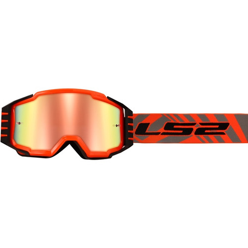 LS2 Charger Pro Goggle Black, High visibility Orange - 397744