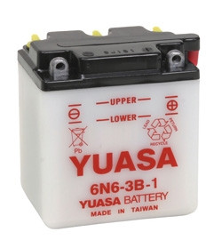 Yuasa Battery Conventional 6N6-3B-1 - 010135