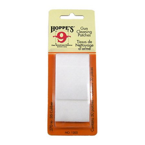 Hoppe's Gun Cleaning Patches .270 to .35 Cal, 50 Qty