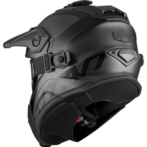 CKX Titan Original Carbon Helmet - Trail and Backcountry Solid - 210° Goggle Included - L - 507254