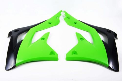 Polisport Air Scoop Deflector for Radiator Fits Kawasaki - 243329