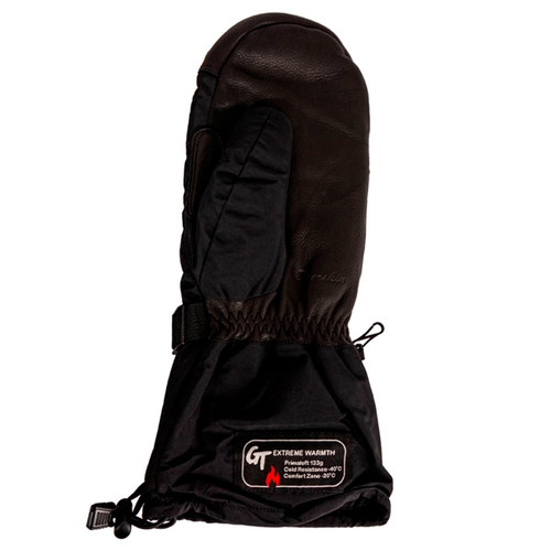 Green Trail Deer Leather Mittens Unisex - L - 149104