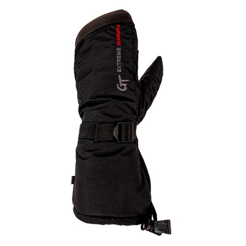 Green Trail Deer Leather Mittens Unisex - XL - 149105