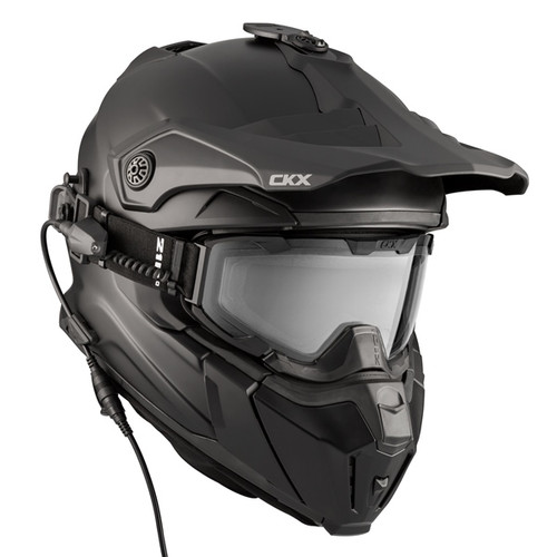 CKX Titan Original Electric Combo Helmet – Trail and Backcountry Solid - 210° Goggle Included - L - 509164