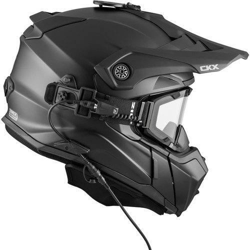 CKX Titan Original Electric Combo Helmet – Trail and Backcountry Solid - 210° Goggle Included - 2XL - 509166