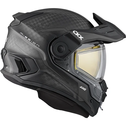 CKX Mission Free-Face Helmet - Carbon Fury - XL - 515525