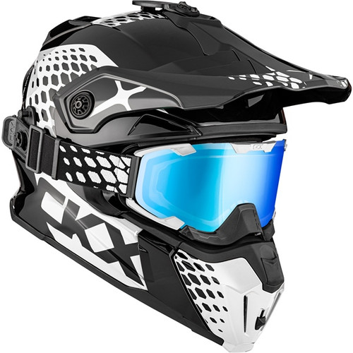 CKX Titan Original Helmet - Trail and Backcountry Viper - 210° Goggle Included - XL - 516085