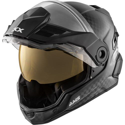 CKX Mission Free-Face Helmet - Carbon Solid - 2XL - 517476
