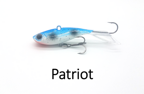 WNC Rip-N-Glide, Darting Jig, 3.5", 7/8oz, Patriot
