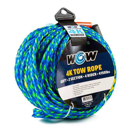 WOW 60' Tow 4-rider 4K tow rope with 2 sections Tow rope - 778071