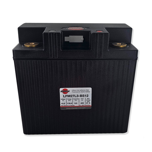 Shorai LFX Battery LFM27L3-BS12 - 230047