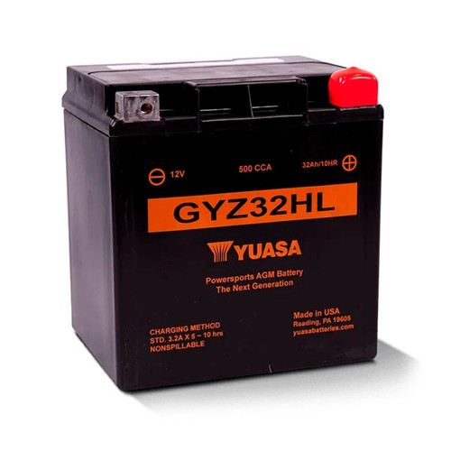 Yuasa Battery Maintenance Free AGM High Performance GYZ32HL - 010324