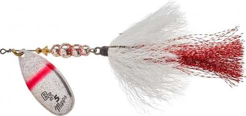 Mepps Bronze Slammer #5, 1/2 oz, Silver Fish