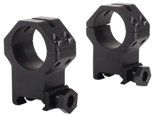 Weaver Tactical 4 Hole Skeleton 1", XX High Rings, Matte Black